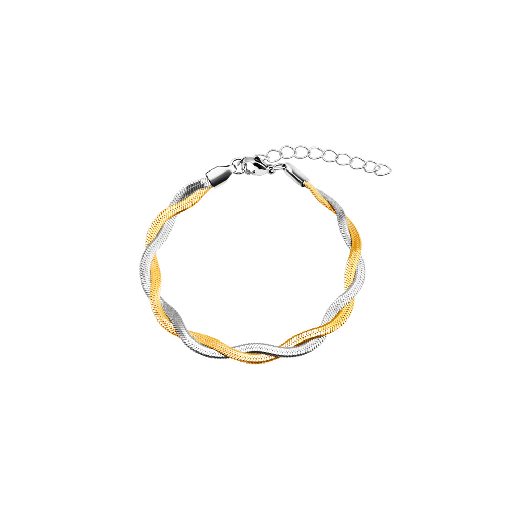 6g Weight Bracelets, Necklace Classification 1 Piece Quantity Daily Occasion Stainless Steel Material Geometric Pattern Unisex Gender Plating Design IG Style Style Stainless Steel IG Style Geometric Plating Bracelets Necklace 13