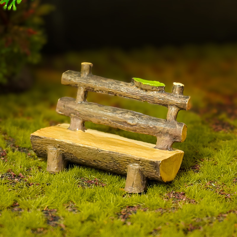 Pareja romántica hojas silla pastel adornos suculentos materiales de bricolaje adornos de paisajismo adornos suculentos accesorios de maceta