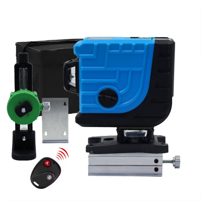 4D绿线整平机室内地面360度自动调平16线激光水准仪水平仪