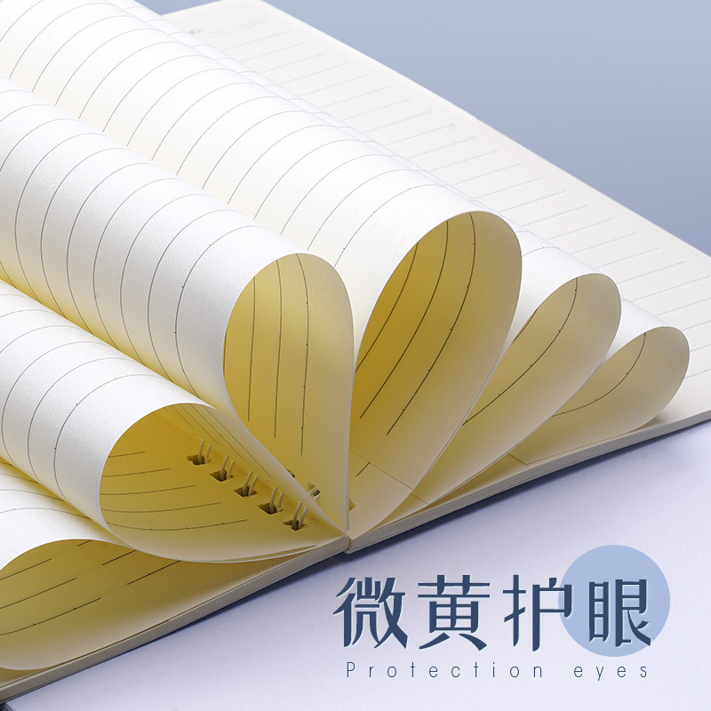 B5 Morandi bobina Notebook espesado A5 Flip espiral Bloc de notas simple para los estudiantes junior y senior