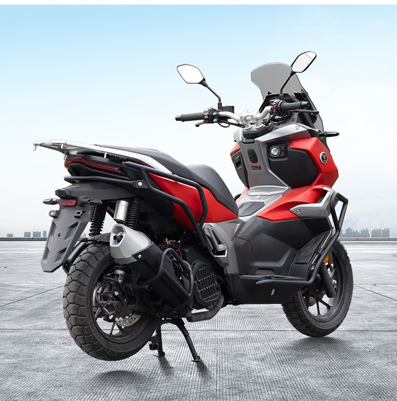 Suitable for Wuji Sr150S Front and Rear Bumpers, Fully Surrounded Bumpers, Anti-Fall and Anti-Collision Scooter Protective Frame Modification Parts