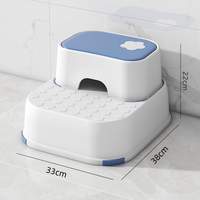 Taburete para niños y niñas bebé Lavado de Manos paso jardín de infantes taburete de plástico cepillado lavado de cara taburete antideslizante image 15