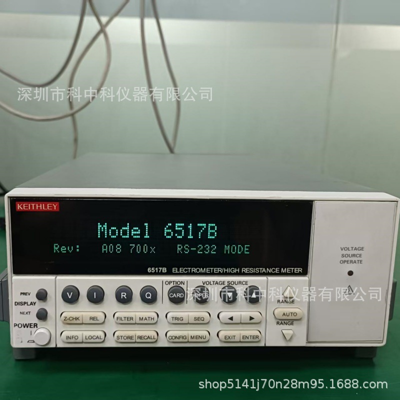 新到原装进口二手静电计keithley/吉时利6517B