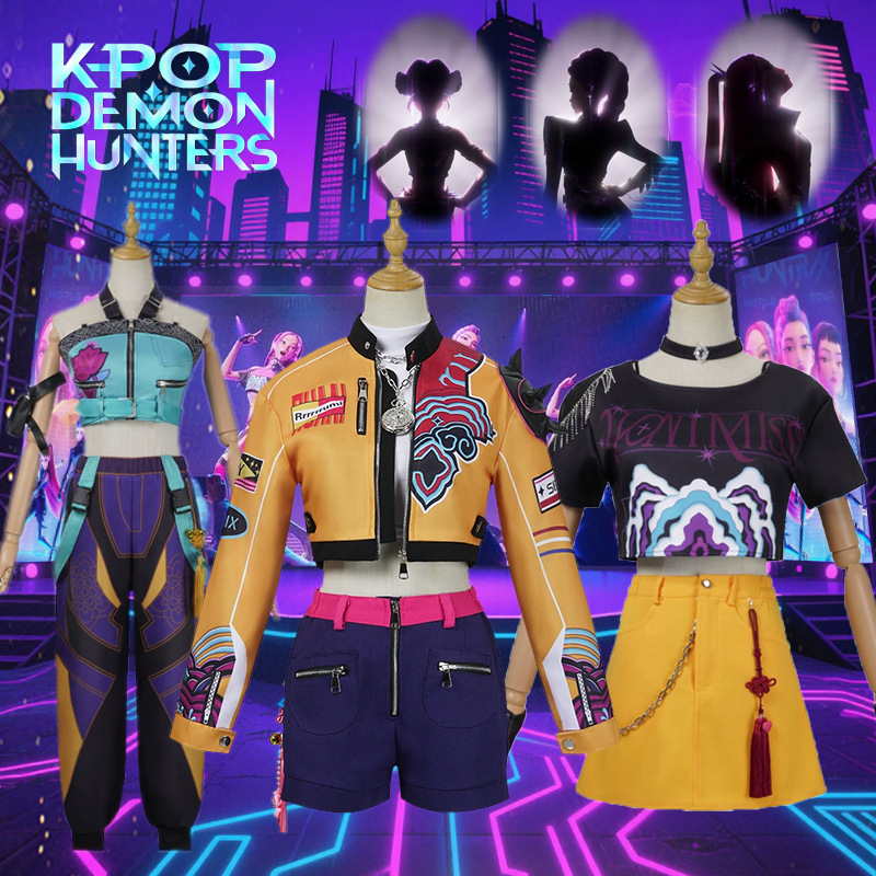 Hunter Witch Group K-Pop Star Cosplay Costume Rumi Mirazoi Girl Group Anime Character Stage Performance Costume Ready in Stock Hunter Witch Group K-Pop Star Cosplay Costume Rumi Mirazoi Girl Group Anime Character Stage Performance Costume Ready in Stock