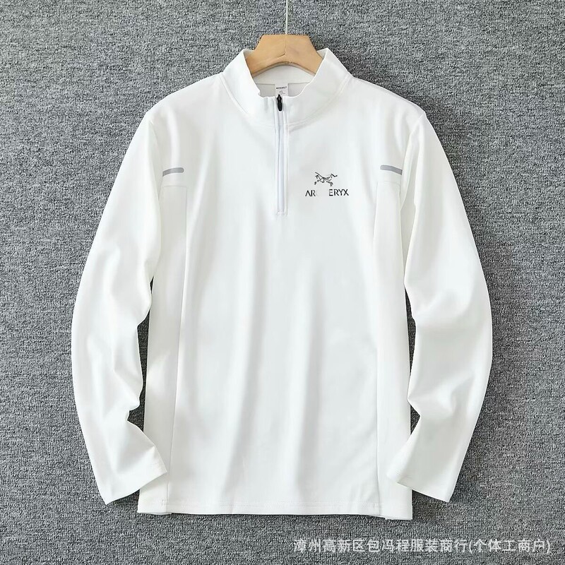 2025新款半拉链式薄款卫衣户外运动跑步健身长袖卫衣休闲百搭卫衣|undefined