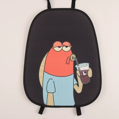 Seat Cushion, Summer All-Season Universal: Seat cushion, seat cover - red-fish-a-piece-of-backrest-printed-4-color-bichburg