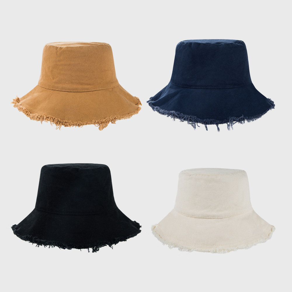 Nouveau Style Chapeau De Couleur Unie En Détresse Femme Automne Et Hiver Chapeau De Pêcheur Décontracté Tout-match display picture 1