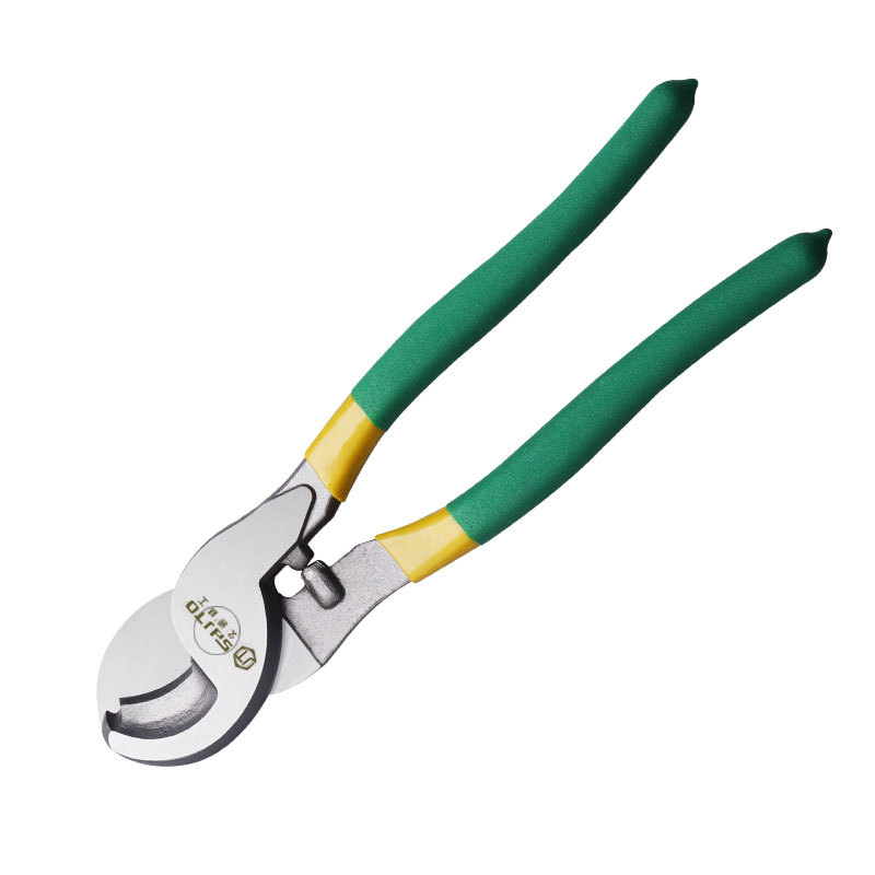 El fabricante vende cortadores de cables Jiutong de 6, 8 y 10 pulgadas con cabezal grande, tijeras para electricistas y cortadores de cables.