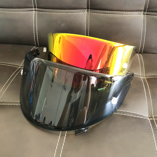Applicable for KYT NFR NX TTC helmets, super dad black venom electroplated aurora lens