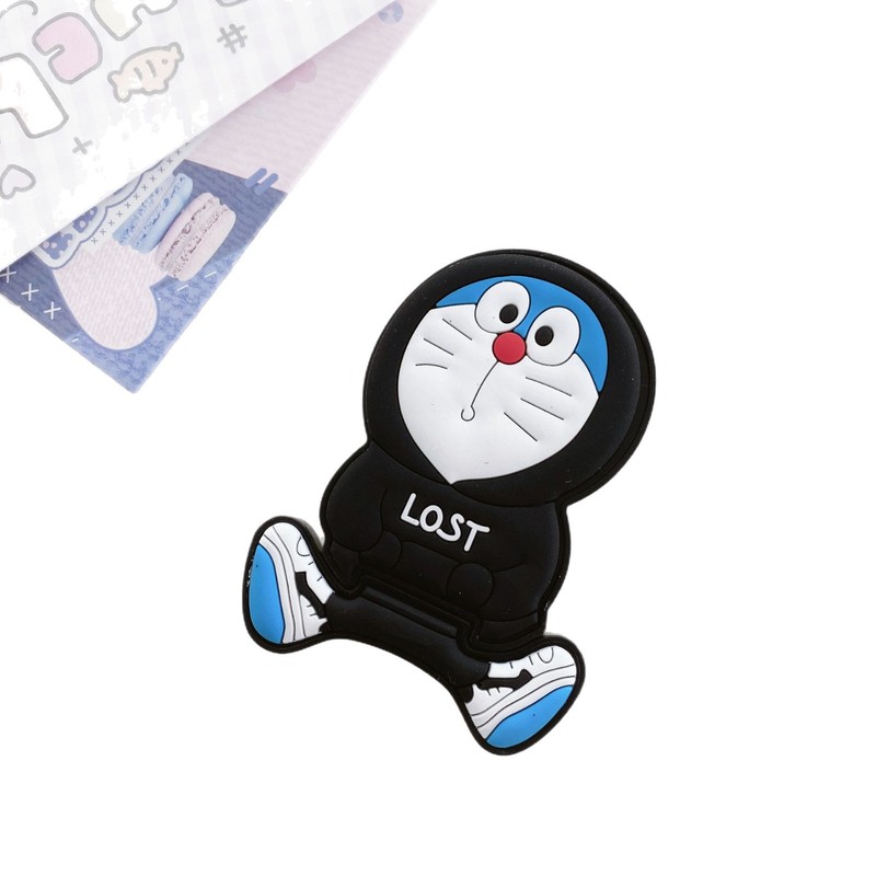 漫画卸売かわいい伸縮トロリー猫電話ケースアクセサリー装飾デスクトップ自己粘着ステッカー兼用スタンドイン|undefined