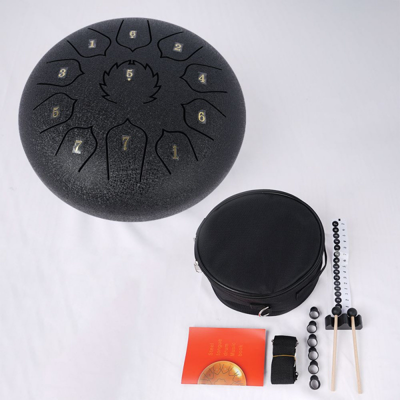 Drum etéreo de pulgada sonido mini pulgada sonido de niños de iluminación estudiantes instrumentos musicales tambor lengua de acero principiantes Aliexpress
