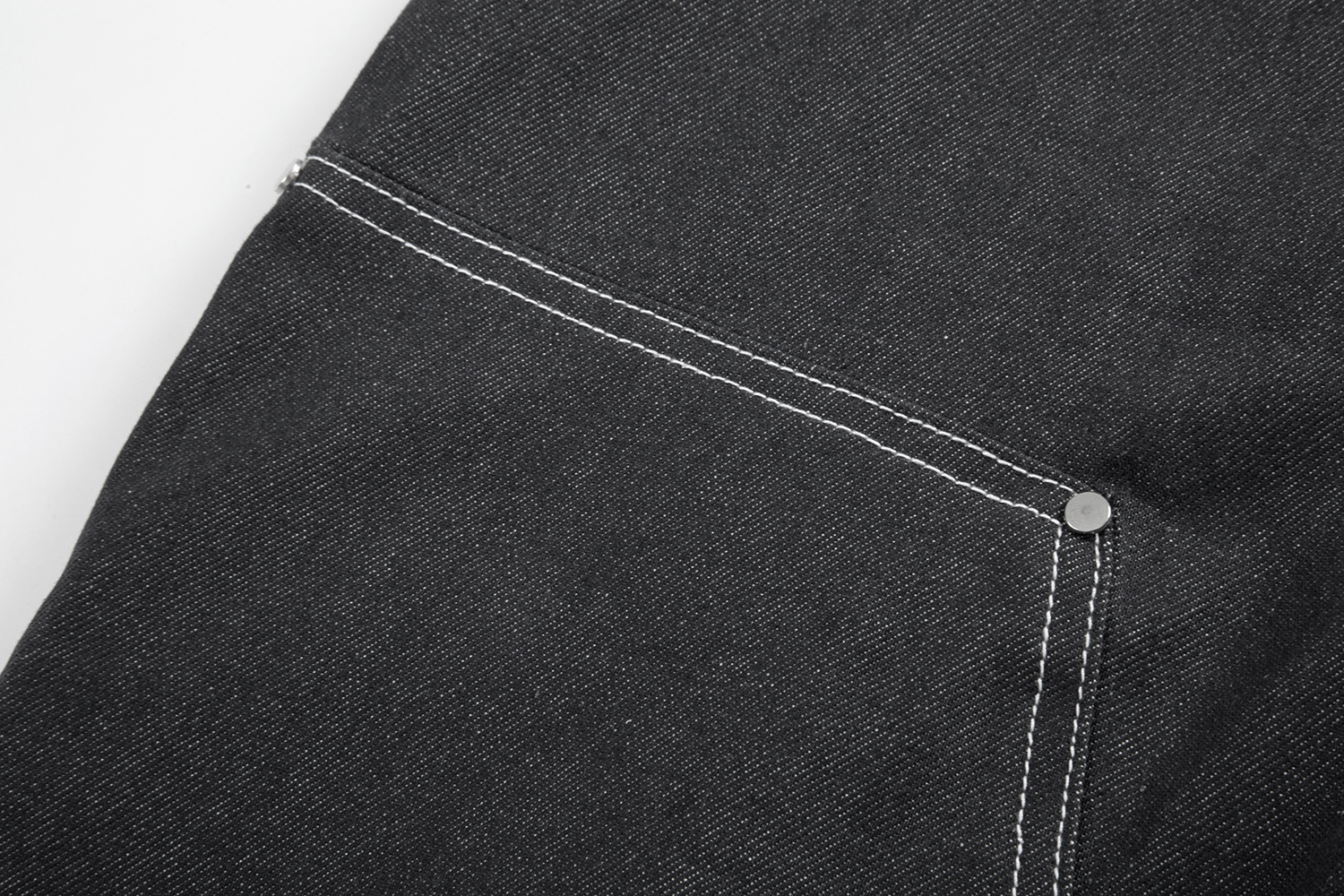 Men's Clothing high street fashion brand washed baggy stitching original pulp original color jeans beggar pants jeans_voghion.com