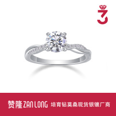 実験室育成ドリルS925銀1カラット閉口戒子クロスボーダーアマゾン熱売新指番禺卸売り