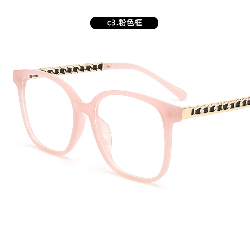 Nueva moda espejo plano de montura grande gafas de alta calidad anti-luz azul montura negra gafas de montura antirradiación fábrica al por mayor