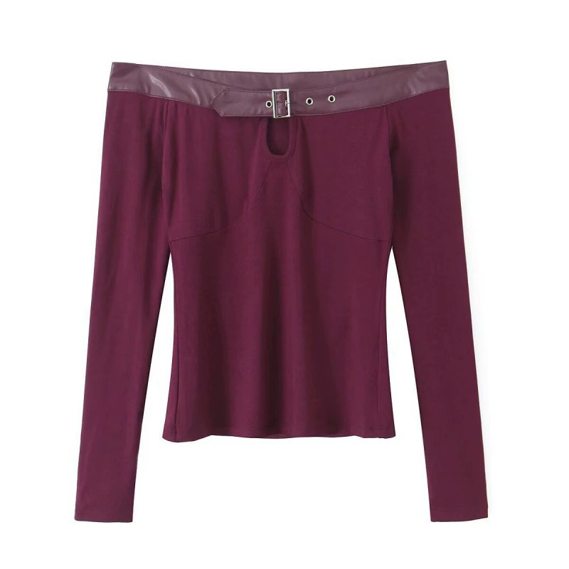 Трансграничная трансграничная партия новой женской одежды с диким сплошным цветным рукавом