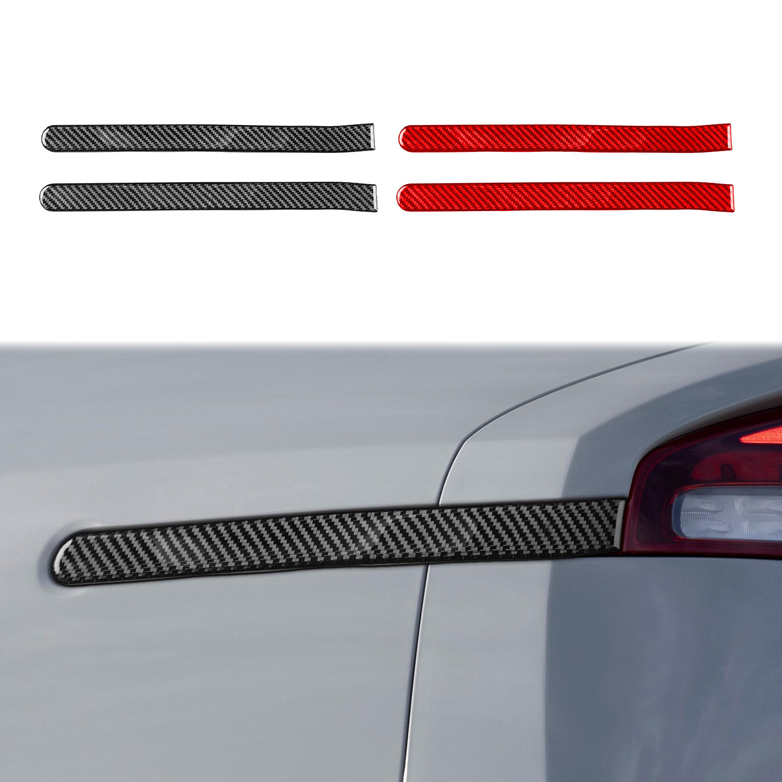 Kia Stinger 2019-2023 üçün karbon lif arxa əyləc işığı örtüyü