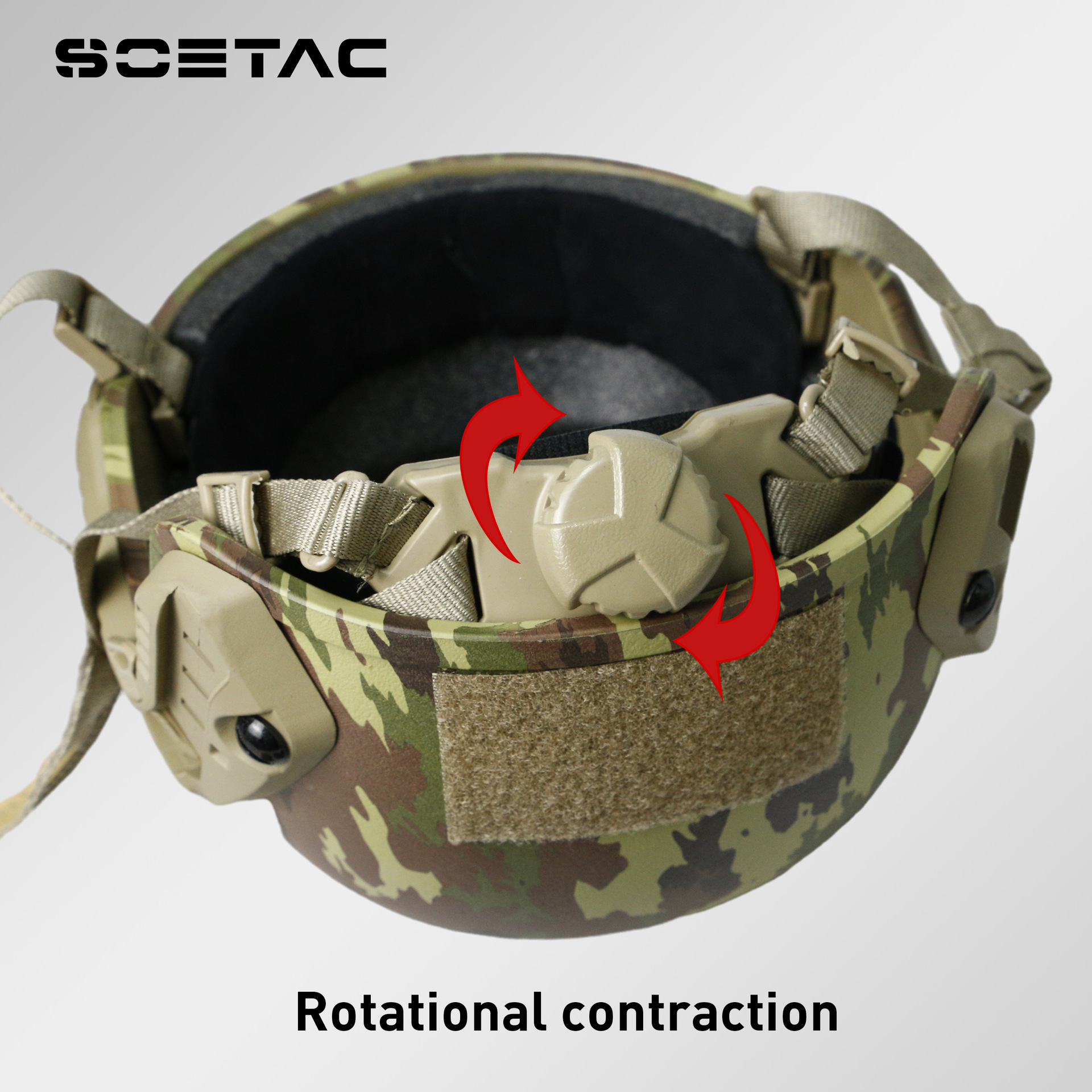 Fábrica directa fastmh casco ajustable camuflaje táctico casco militar ventiladores Equipo de acción de respuesta rápida