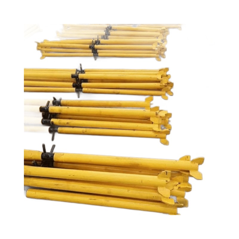 barra telescópica de soporte temporal para túnel de soporte ajustable en espiral de minería fuerte, estable y durable