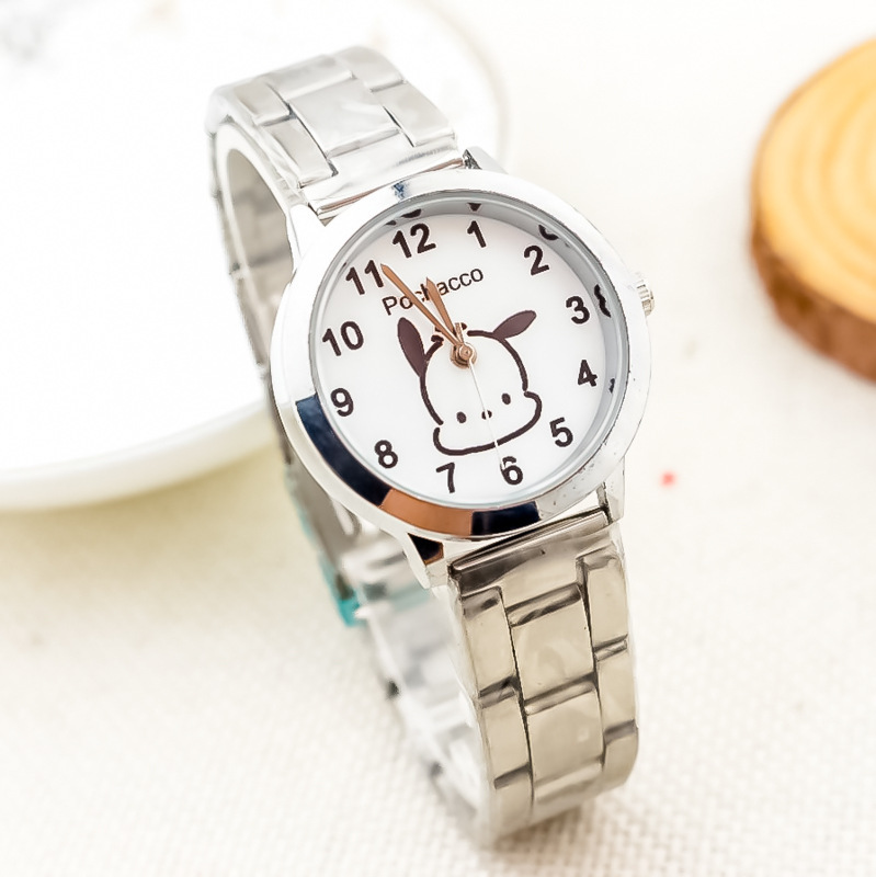 New Children's Steel Belt Cartoon Electronic Watch Cross-border Hot Boys and Girls Anime Quartz Gift Watch New Children's Steel Belt Cartoon Electronic Watch Cross-border Hot Boys and Girls Anime Quartz Gift Watch