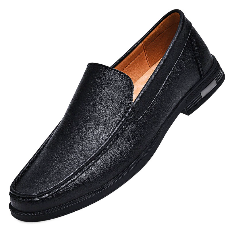 Мужская повседневная обувь больших размеров 45, Мужская полая обувь 46 с мягким дном, маленький размер 3736, дышащая кожаная обувь без шнуровки