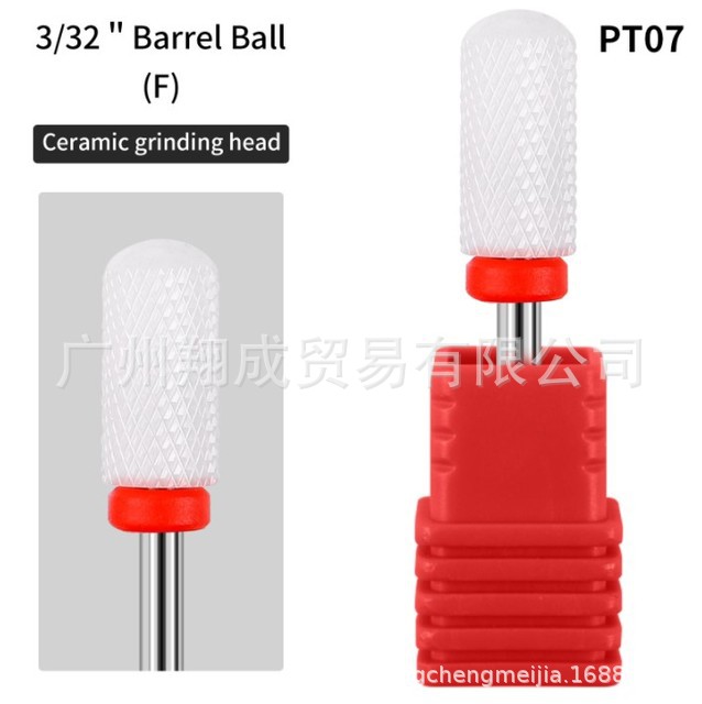 Manicura ordinaria Cabeza de pulido de cerámica Descargador de armadura Taladro de piel muerta Taladro de pulido de uñas Accesorios de amoladora eléctrica Cabeza de herramienta