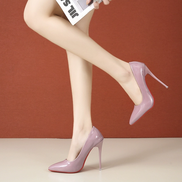 Taro powder 12 cm (ultra -fine heel) red sole of red shoe) spot