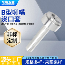 定制加硬B型唧嘴耐高温多种规格精密模具配件双托注塑模具进料嘴
