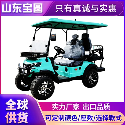 Golf Cart, Hotel Swing Cart, Export Supply, 4 Seats, 6 Seats, Resort Scenic Tourism, Electric Sightseeing Vehicle