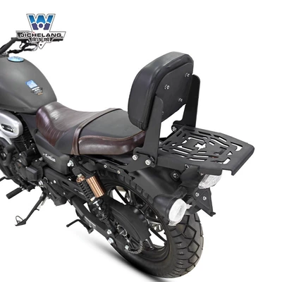 Motorcycle tail – folding backrest modification