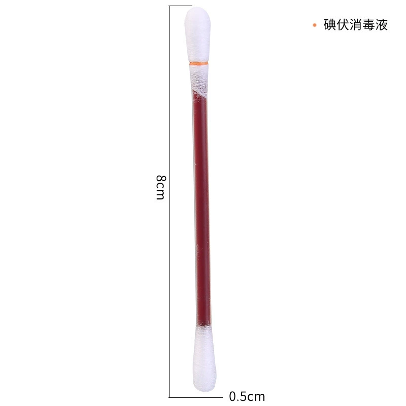 Disposable antibacterial cotton swabs, pack