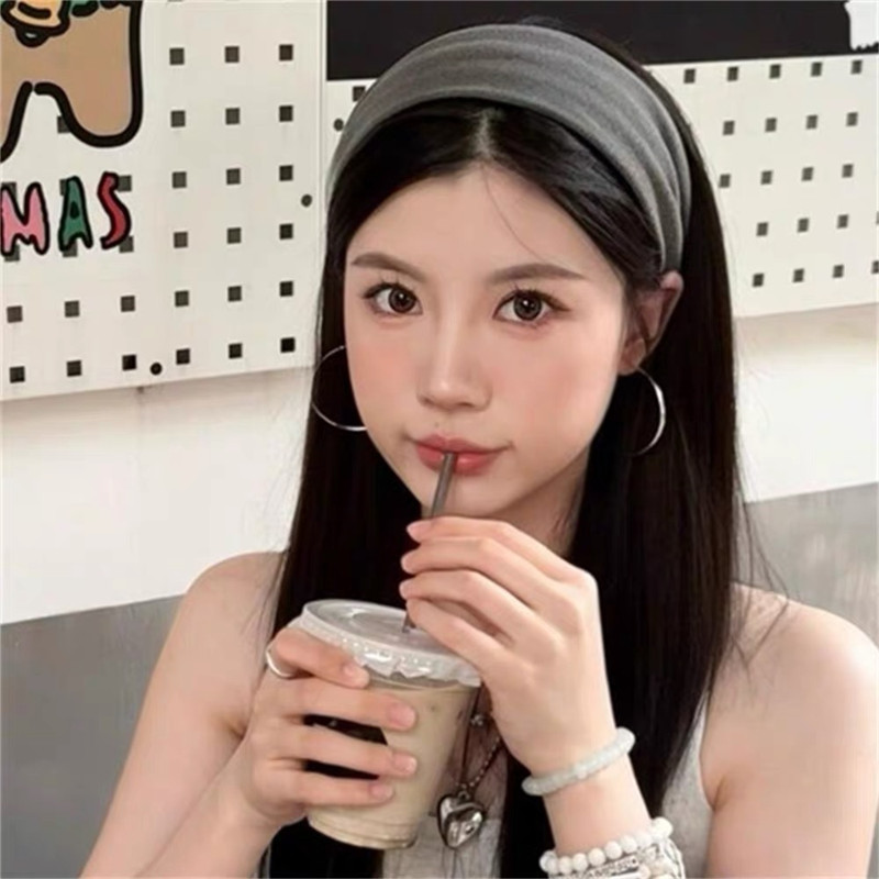 FIXOOFIX韩系ins博主同款宽边发箍女2025新款高颅顶头箍百搭发饰|undefined