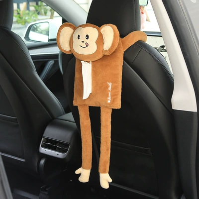 Monkey Frog Doll Chair Back – Car tissue box/set