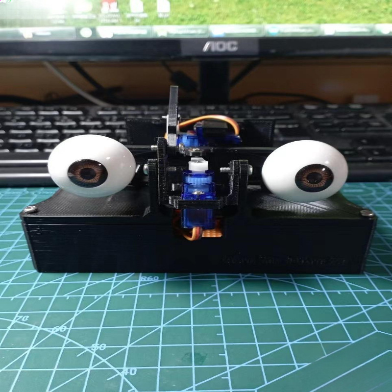 仿生眼睛 眼 跟随 跟踪 机械 机器人 arduino esp8266 WIFI