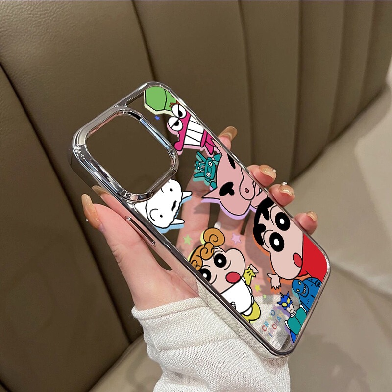 Crayon Small New Big Battle iPhone 16 Phone Case 16Pro/16Plus/16Pro Max Cute 15