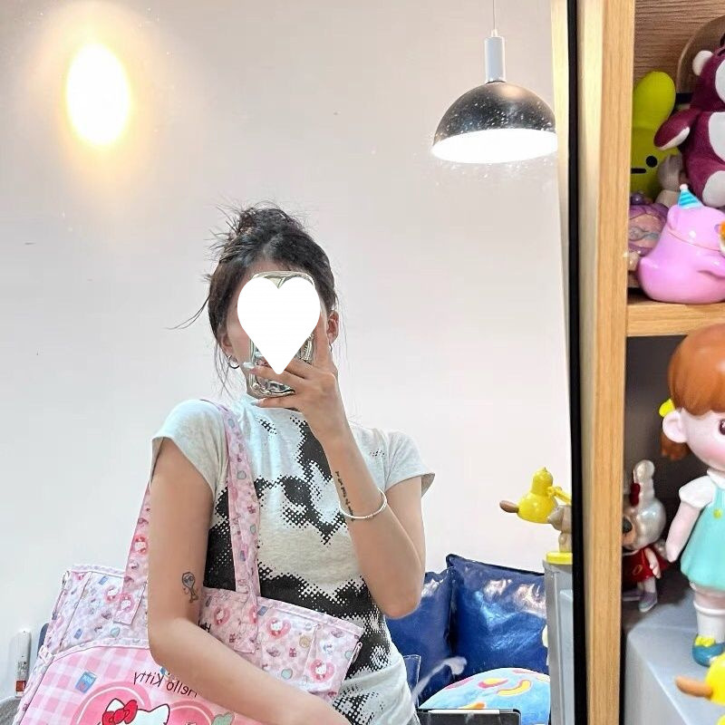 新款美乐蒂大容量单肩包防水学生托特包!可爱卡|undefined
