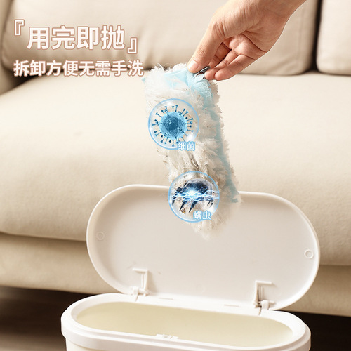 Double-sided electrostatic dust duster cleaning dust-proof dust sweeping artifact disposable dust household vacuum retractable feather duster