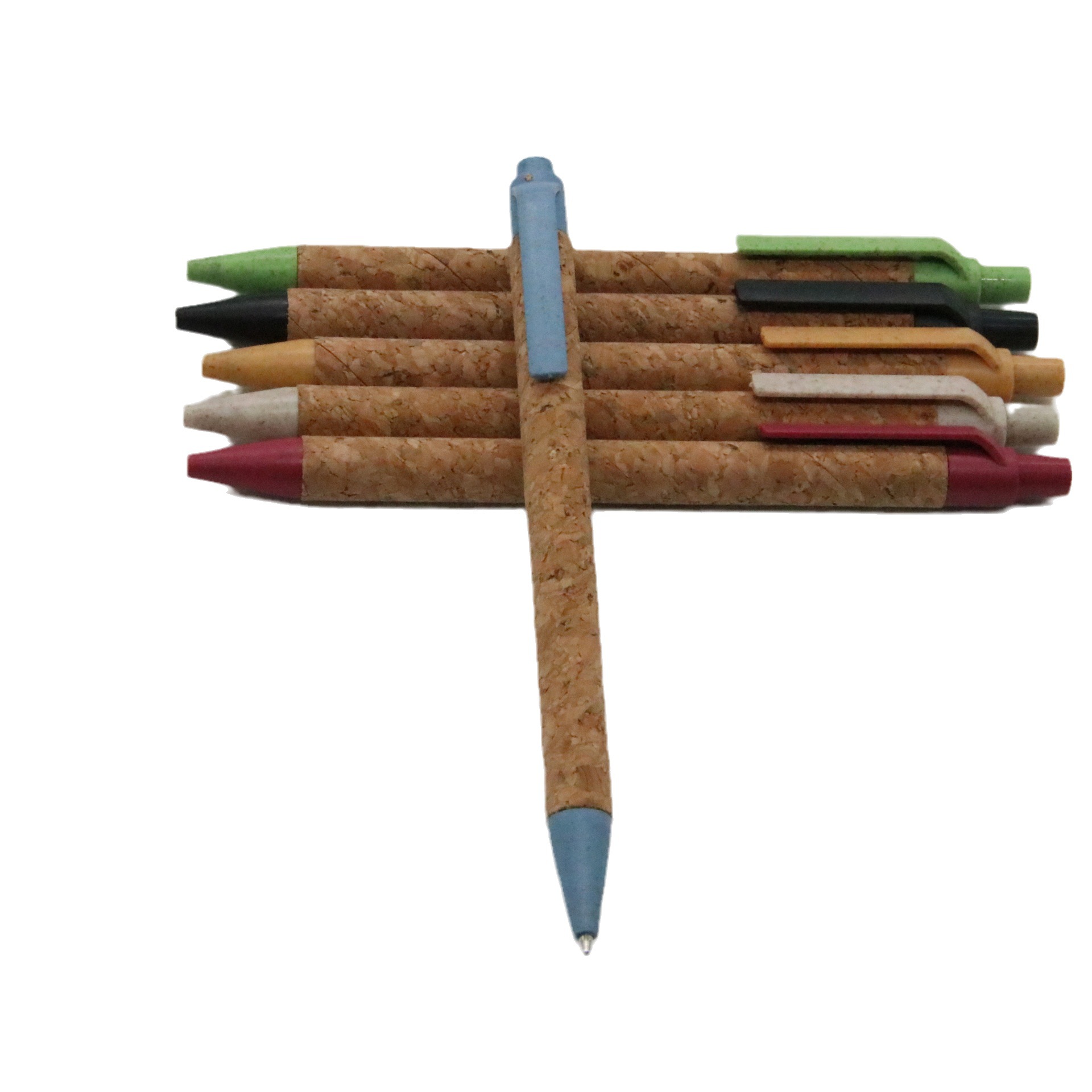 Publicidad promocional pluma imprimible logotipo respetuoso del medio ambiente pluma tubo de papel pluma de paja de trigo pluma titular de la pluma respetuoso del medio ambiente y degradable