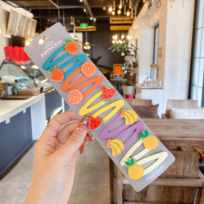 Clip de verano Corea del Sur lindo traje roto horquilla Accesorios para el cabello para niños