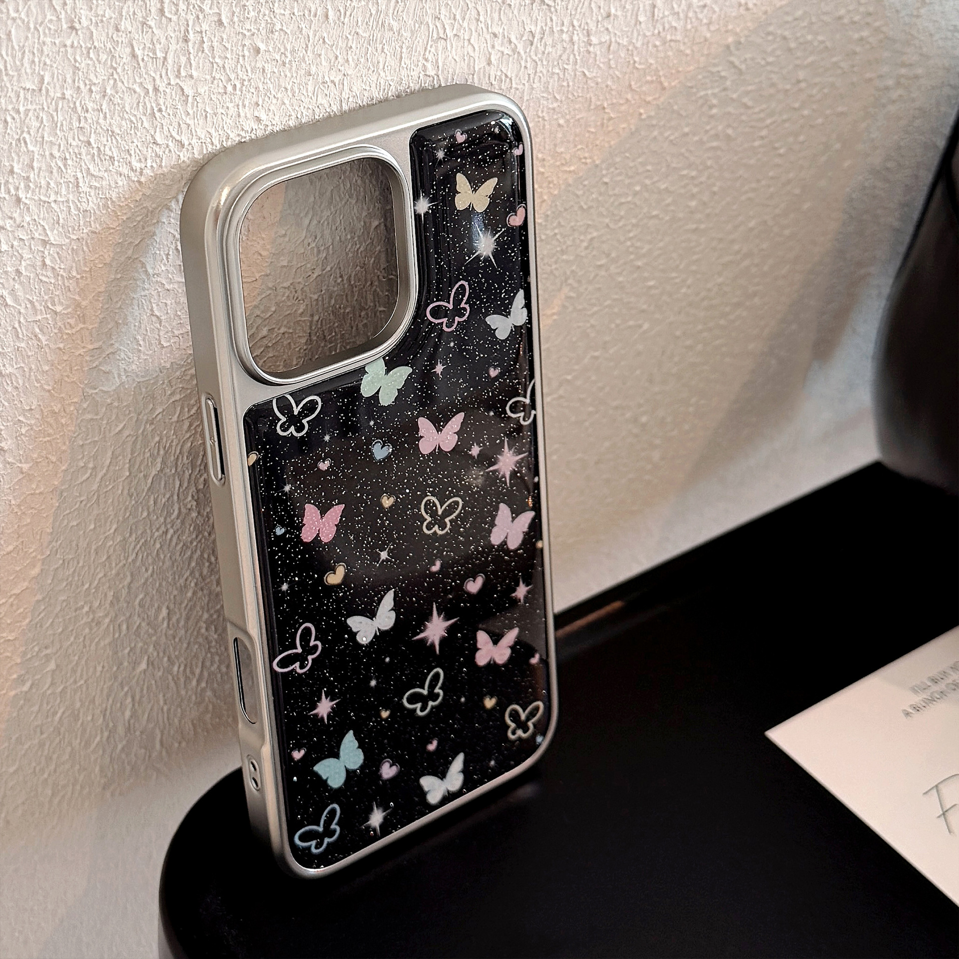 Protective Phone Case With Star And Butterfly Pattern For Iphone_voghion.com