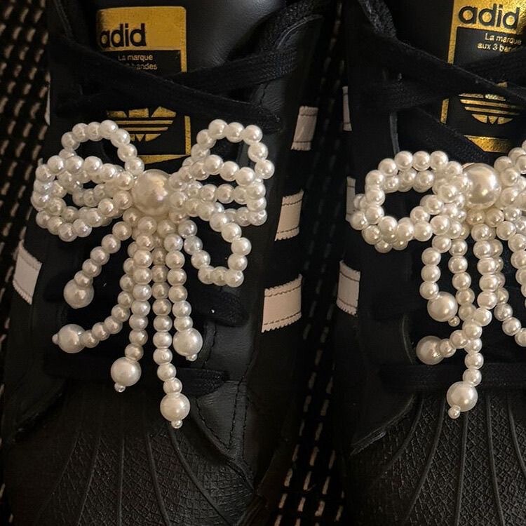 Suitable for all kinds of shoes Pearl shoe buckle bow accessories accessories Joker shoes flower spring/summer 2024 fashionable