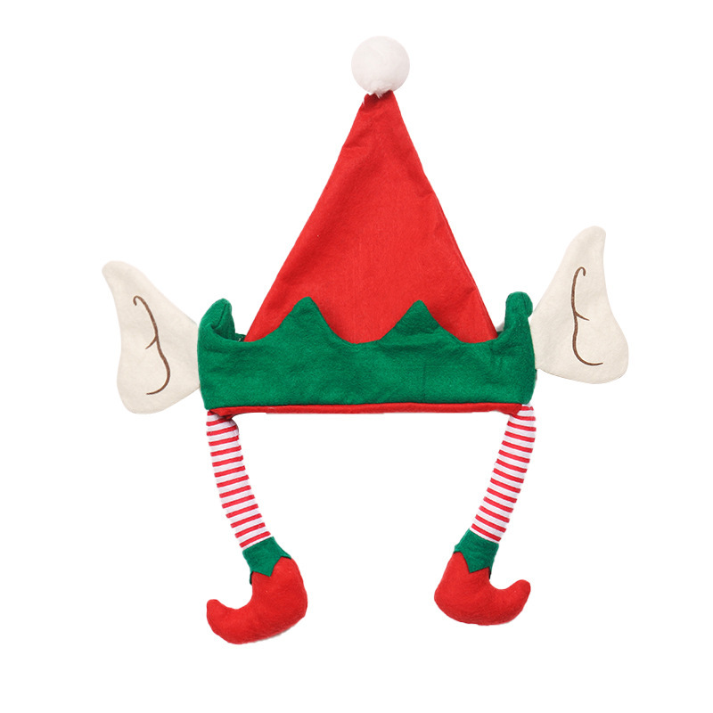 Transfronterizos spot decoraciones navideñas bonitas sombreros de Navidad Genie sombreros de baile de Navidad sombreros payaso