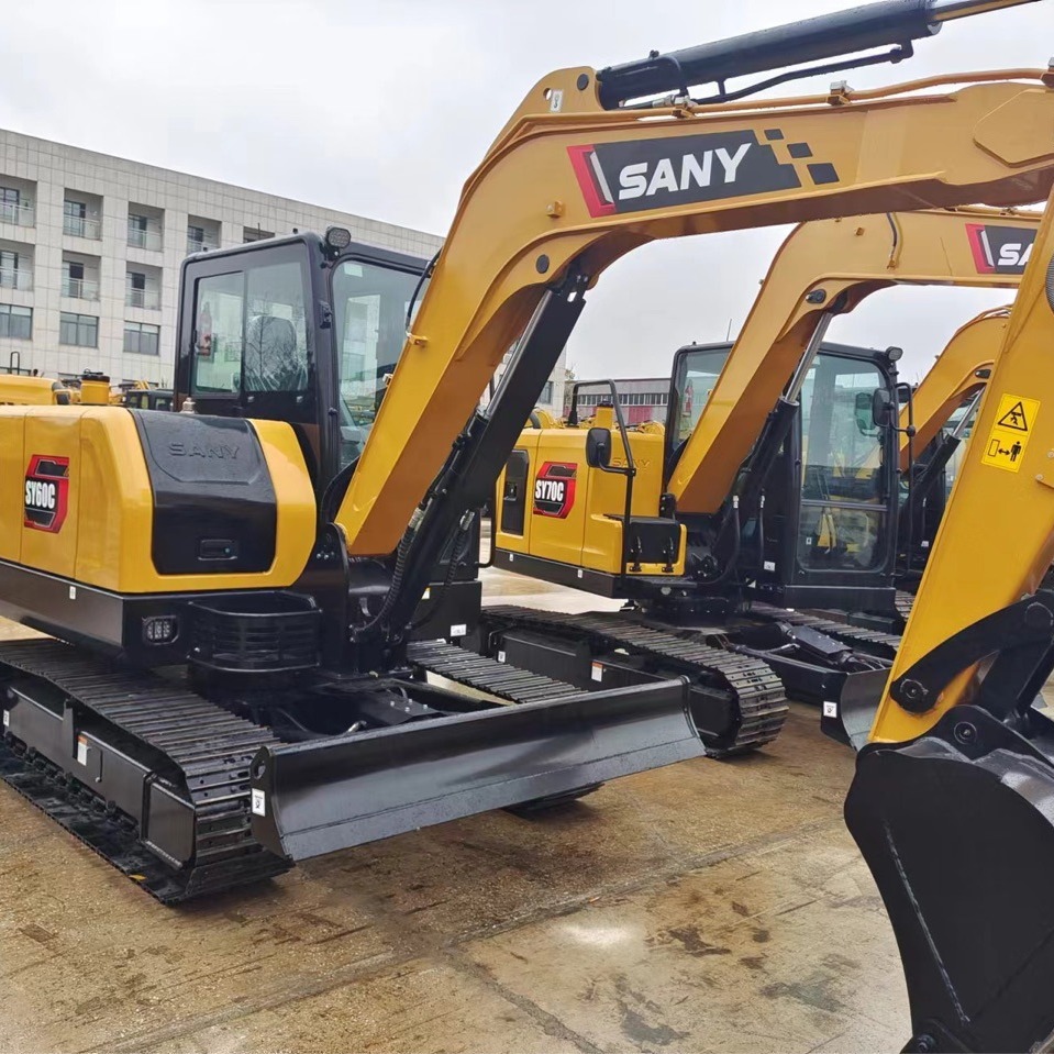 Excavadoras PC56 nacionales y extranjeras línea de exportación Sany60 55 75 95 Excavadoras Compras Exteriores