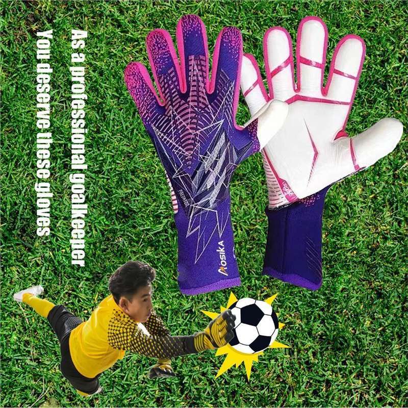 25 nuevos hombres y mujeres porteros de fútbol AOSIKA especial grueso guantes porteros de estudiantes guantes porteros antideslizantes