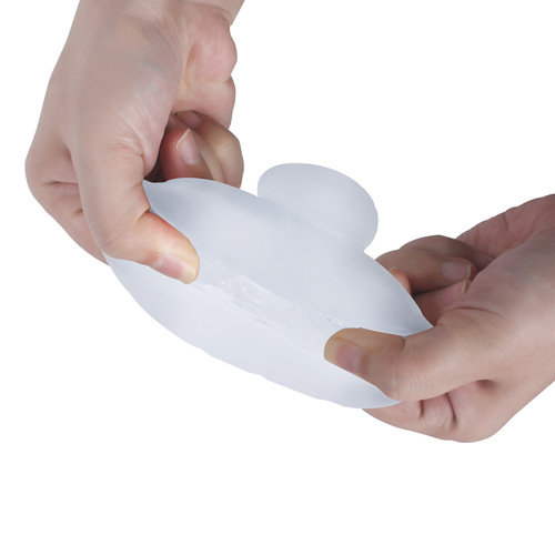 Crystal transparent airplane cup for men, soft and comfortable, famous device, inverted mold, sex toy, injection molded TPE new model