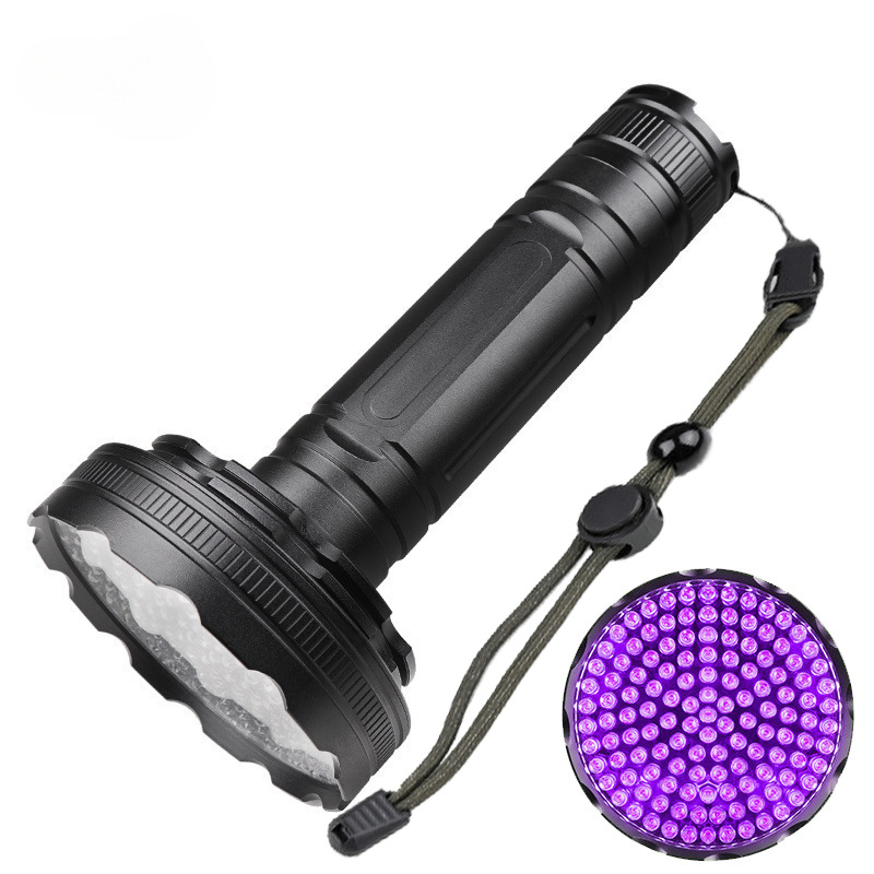 Transfronteriza 51LED linterna púrpura 395UV lámpara de detector de dinero ultravioleta lámpara de escorpión mascota orina linterna del hogar