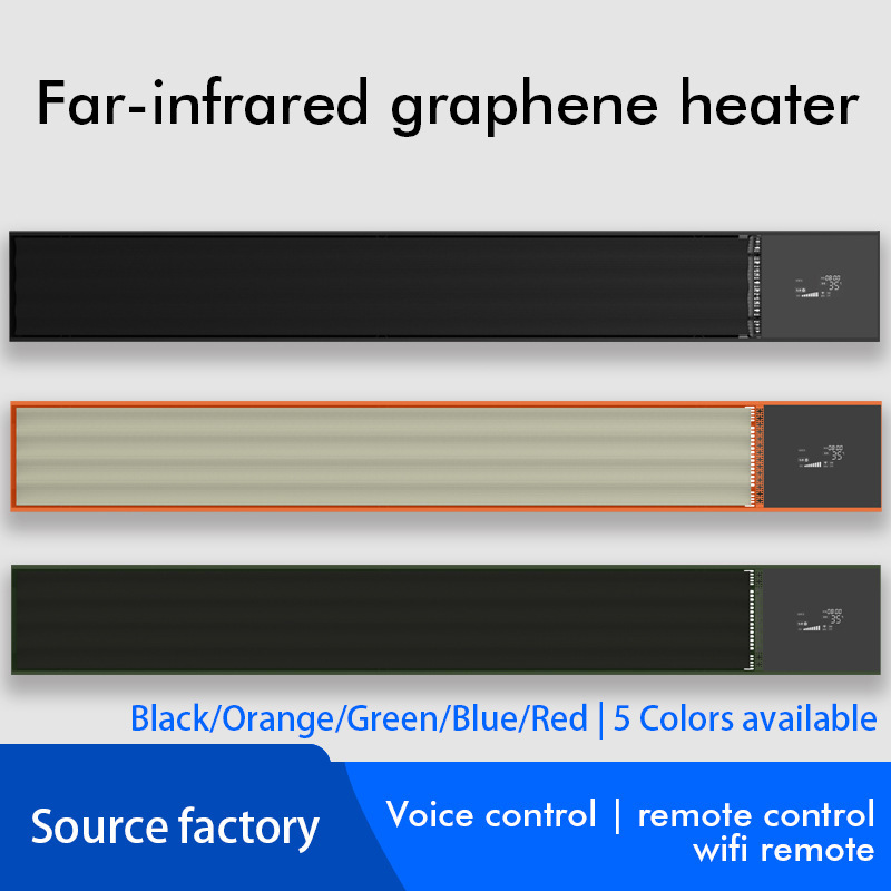 Heater, Far-Infrared Graphene Electric Heater, Fast Heating, Smart Voice-Controlled Wall-Mounted Commercial Electric Heater, Energy-Saving for the Whole House Heater, Far-Infrared Graphene Electric Heater, Fast Heating, Smart Voice-Controlled Wall-Mounted Commercial Electric Heater, Energy-Saving for the Whole House