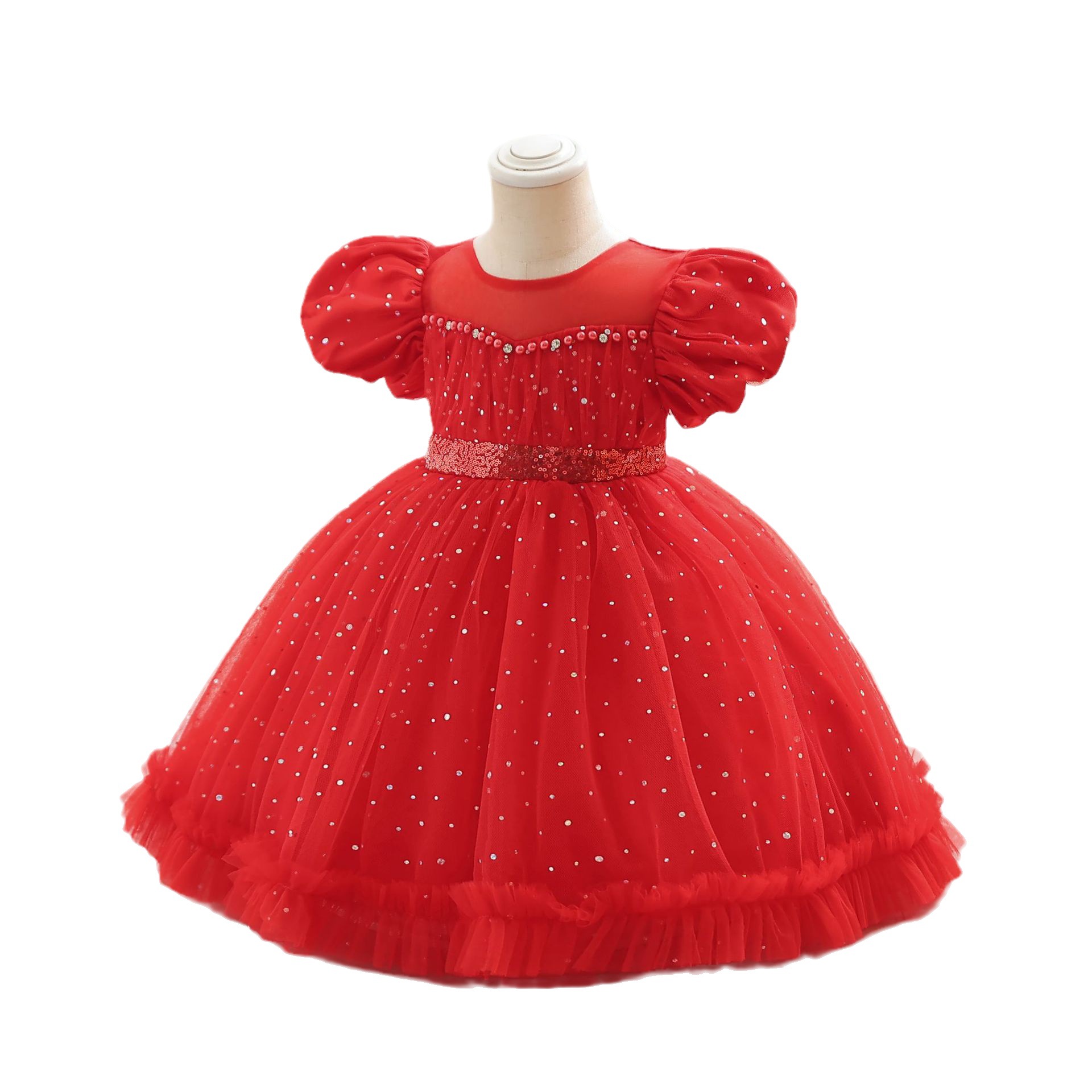 Blumenkind Kleid Kind Prinzessin Kleid Pompadour Kleid Mädchen ein Jahr alt Kind Rock Klammer_voghion.com