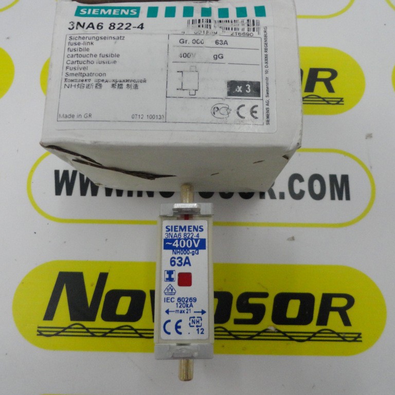 3NA6822-4    SIEMENS   保险丝