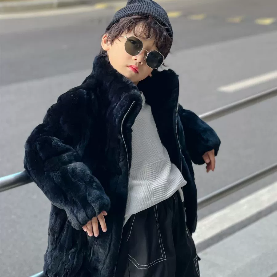 Children's keep warm down jacket for boys, increased thickness