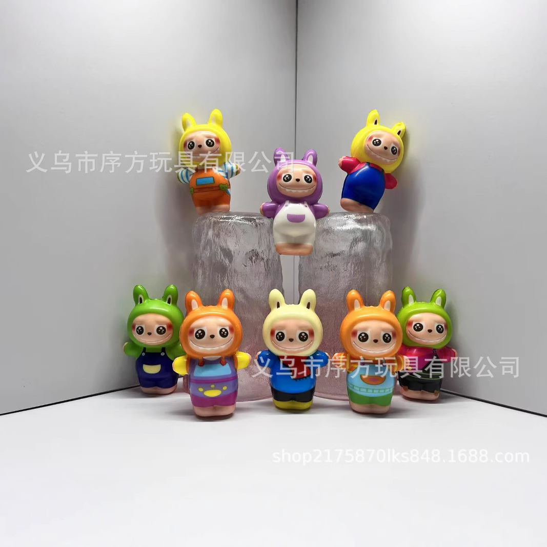 Niños de Nezha pellizco pellizco de huevos pequeños rebote lento juguetes de descompresión estand de caja ciega dibujos animados modelado artefacto de descompresión